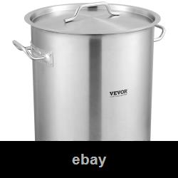 VEVOR Stainless Steel Stockpot, 42 Quart Large Cooking Pots, Cookware Sauce Pot