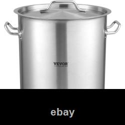 VEVOR Stainless Steel Stockpot, 42 Quart Large Cooking Pots, Cookware Sauce Pot