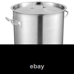 VEVOR Stainless Steel Stockpot, 42 Quart Large Cooking Pots, Multipurpose Cookwa