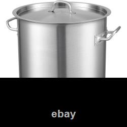 VEVOR Stainless Steel Stockpot, 42 Quart Large Cooking Pots, Multipurpose Cookwa