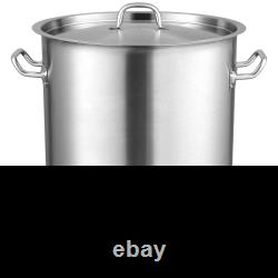 VEVOR Stainless Steel Stockpot, 42 Quart Large Cooking Pots, Multipurpose Cookwa