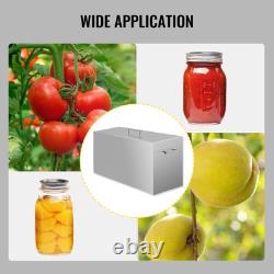 VEVOR Water Bath Canner Stove Top Canners 15 Quart Stainless Steel with Rack