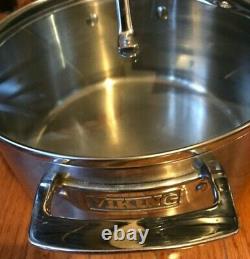 VIKING 7Ply 18/10 Stainless Steel 5 Quart Cooking Stockpot with Lid