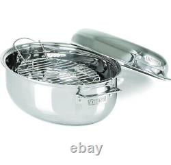 VIKING 8.5 Quart 3-in-1 Oval Roaster with Rack NEW