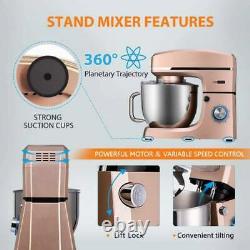 VIVOHOME 7.5Quart Stand Mixer 660W 6-Speed Tilt-Head Kitchen Electric Food Mixer