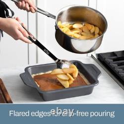 Versatile 3-Quart Stainless Steel Sauce Pan with Lid Professional Quality