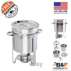Versatile 7-Quart Stainless Steel Soup Warmer Easy Service & Adjustable Heat