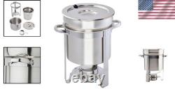 Versatile 7-Quart Stainless Steel Soup Warmer Easy Service & Adjustable Heat