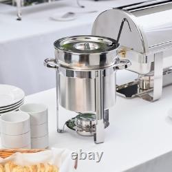 Versatile 7-Quart Stainless Steel Soup Warmer Easy Service & Adjustable Heat
