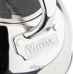 Viking 2.5 Quart Stainless Steel Whistling Tea Kettle (Mirror Finish)