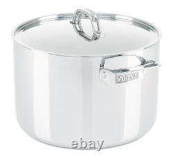 Viking 3-Ply 12 Quart Stock Pot With Lid, Stainless