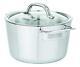Viking 4013-3003n Contemporary 3-ply Stainless Steel Soup Pot 3.4 Quart Silver