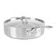 Viking 5-ply Deep Frying Pan With Lid, 6.4 Quart Stainless Steel Saute Cooking