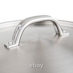 Viking 5-Ply Deep Frying Pan with Lid, 6.4 Quart Stainless Steel Saute Cooking