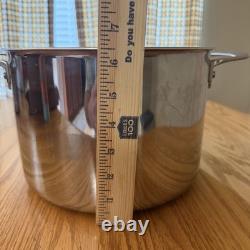 Viking & All Clad 3-Ply Stainless Steel Pasta Pot with Lid, 8 Quart, 4 Piece Set