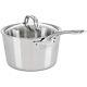 Viking Contemporary 3-ply Stainless Steel Saucepan With Lid, 3.4 Quart