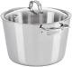 Viking Contemporary 3-ply Stainless Steel Stockpot With Lid, 8 Quart
