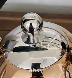 Viking Culinary 3-Ply Stainless Steel Whistling Tea Kettle 2.6 Quart Copper NEW