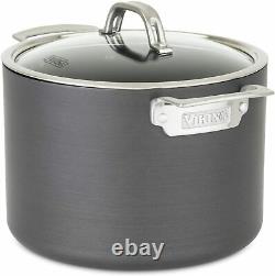 Viking Hard Anodized Nonstick 8 Quart Stock Pot with Lid NEW