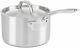 Viking Professional 5-ply 3-quart Stainless Steel Sauce Pan With Lid Satin Finis