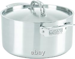 Viking Professional 5-Ply Stainless Steel Stockpot with Lid, 6 Quart