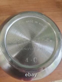 Vintage KitchenAid Hobart 4 Quart Stainless Steel Bowl for 4C Mixers RARE