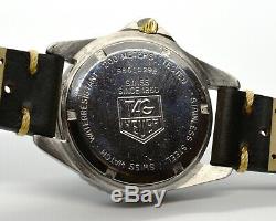 Vintage Men's Tag Heuer Quarts Diver Dive Stainless Steel Wrist Watch 980.029B
