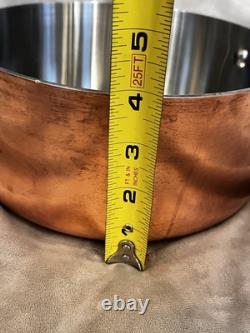 Vintage Rare All- Clad Copper Stainless Steel 3 Quart Sauce Pan with Handle