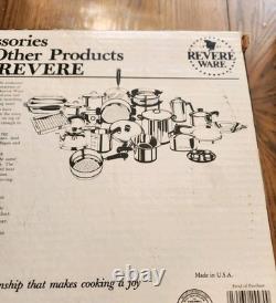 Vintage Revere Ware 1558 8 Quart Multi-Cooker Inset Stainless Steel BRAND NEW