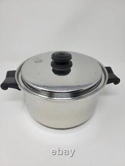 Vintage Salad Master T304S 6 Quart Stock Pot And Steamer With Pot