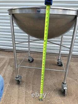 Vollrath 79800 & 79018 Mixing Bowl with Stand 80 Quart Stainless Steel