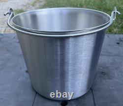 Vollrath Stainless Steel 13 Quart Handled Utility Pail Bucket NFS 59120 NEW