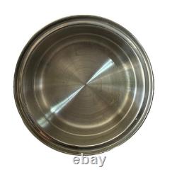 Vtg Maxam Stainless Steel Waterless Cookware Pot withSteam Control Lid 2 Quart