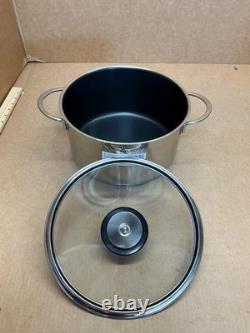 WMF Vignola Stainless Steel 6.6 Quart High Casserole with Lid