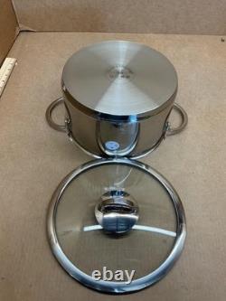 WMF Vignola Stainless Steel 6.6 Quart High Casserole with Lid