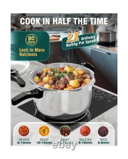 WantJoin Pressure Cooker, 12 Quart Stainless Steel Pressure Canner. Fast Ship