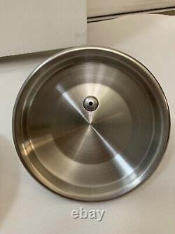 West Bend Kitchen Craft Waterless Cookware 1 Quart Saucepan Pot Stainless Steel
