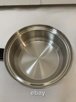 West Bend Kitchen Craft Waterless Cookware 1 Quart Saucepan Pot Stainless Steel