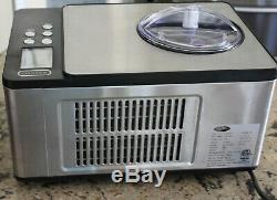 Whynter 2.1 Quart Stainless Steel Ice Cream Maker ICM-2000LS Lightly Used Beauty