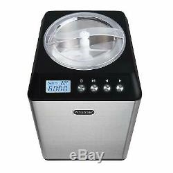 Whynter 2.1 Quart Upright Ice Cream Maker with Stainless Steel Bowl New
