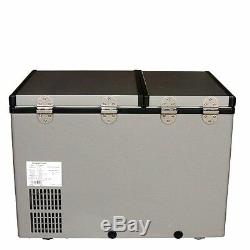 Whynter FM-62DZ Dual Zone Portable Refrigerator/Freezer 62-Quart