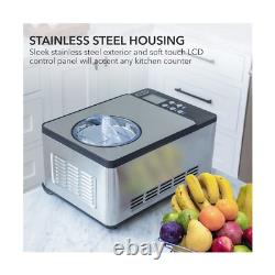 Whynter ICM-200LS 2-Quart Stainless Steel Automatic Ice Cream Maker With Comp