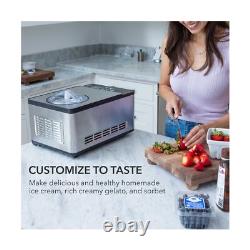 Whynter ICM-200LS 2-Quart Stainless Steel Automatic Ice Cream Maker With Comp