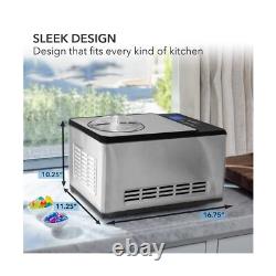 Whynter ICM-200LS 2-Quart Stainless Steel Automatic Ice Cream Maker With Comp