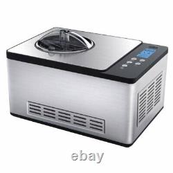 Whynter ICM-200LS Stainless Steel Ice Cream Maker 2.1 Quart Silver