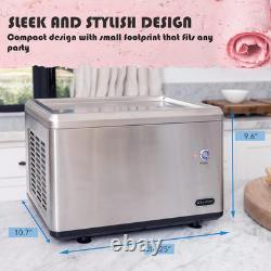 Whynter ICR-300SS 0.5-Quart Stainless Steel Rolled Ice Cream Maker with Compress
