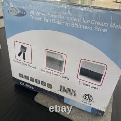 Whynter ICR-300SS 0.5-Quart Stainless Steel Rolled Ice Cream Maker with Compressor