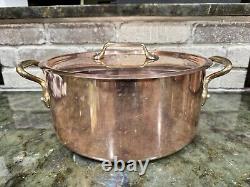 Williams Sonoma Copper 8 Quart Stockpot