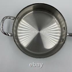 Williams Sonoma Stainless Steel Thermo-Clad by Hestan 4.5 Quart Saute Pan