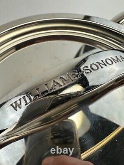Williams Sonoma Thermo Clad Signature Stainless Steel 4-Quart 8.5-Inch Saucepan
